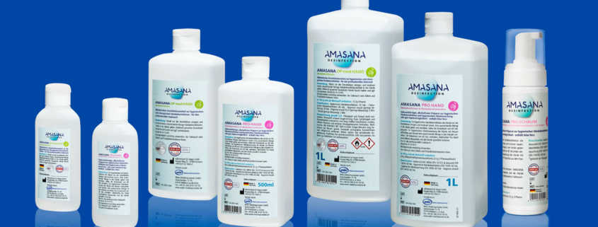 Amasana Desinfektionsmittel für den klinischen und den gewerblichen Bereich