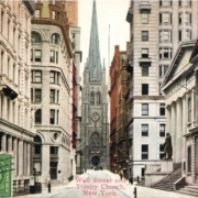 Dreieinigkeitskirche - Trinity Church (New York City) Wallstreet 1911 used