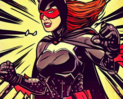 Batwoman ist eine fiktive Superheldin, die in Comics von DC Comics erscheint. Sie ist eine starke und unabhängige Frau, die für Gerechtigkeit kämpft.